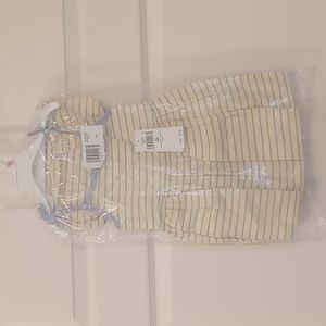 POLO RALPH LAUREN Baby Girls Striped Cotton Oxford Sleeveless Dress NWT 9 Months